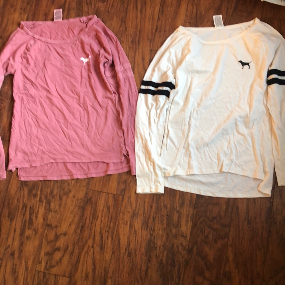Bundle of pink long sleeve tops